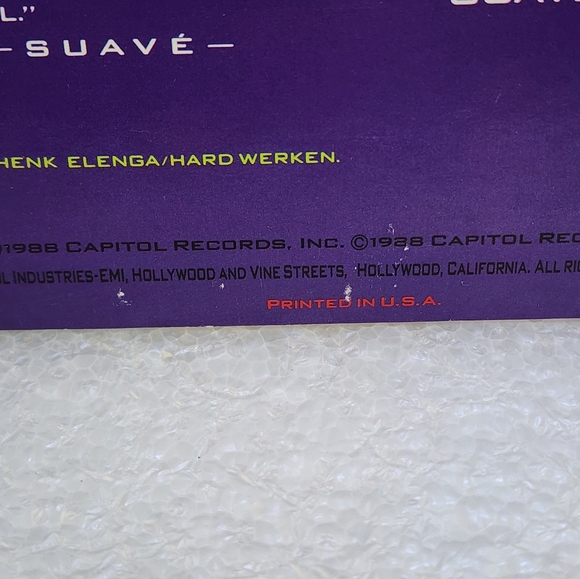 1988 Suavé I'm Your Playmate Vinyl LP Record Capitol Records - Picture 13 of 13